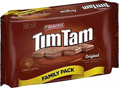 Arnotts Tim Tam Chocolate Biscuits Family Pack 365g-AU • $8.99