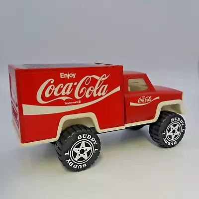 Vintage Buddy L Coca-Cola Truck With 4 Bottle Crates....h24e • £8.99