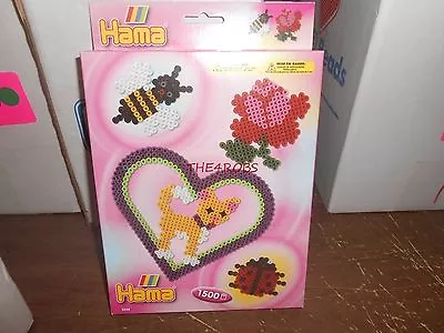 New Hama Bead Starter Kit #3328 1500 Beads And Template • $9.99