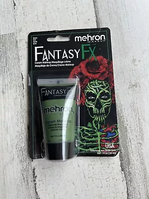 Mehron Makeup Fantasy F/X GREEN Cream Water Based Face & Body Paint (1 Oz) • $5.99