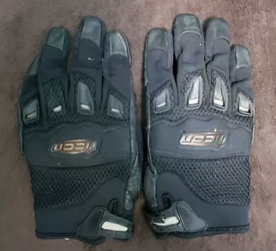 ICON 2XL/XXL Twenty-Niner Men's Leather Motorcycle Gloves (5/10 Condition: READ) • $1.50