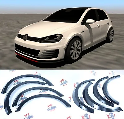 $311.93 • Buy Volkswagen VW GOLF MK7 Fender Flares Wheel Arches Extensions 30mm SET OF 8PCS