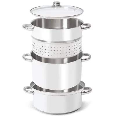 Large Capacity Stovetop Juicer Steamer For Fruits Vegetables W/Lid • $155.20