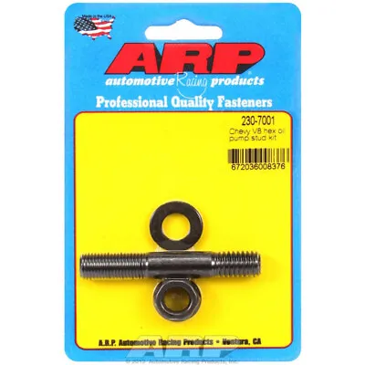 ARP Oil Pump Stud 230-7001; Hex Head Black Oxide 8740 Chromoly For SBC • $11.35