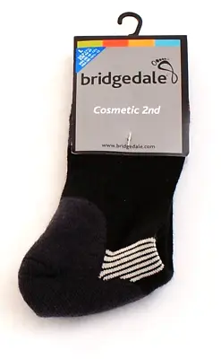 Bridgedale Black XC Classic Merino Fusion Ski Socks Men's 10-12.5 Cosmetic 2nd • $34.99
