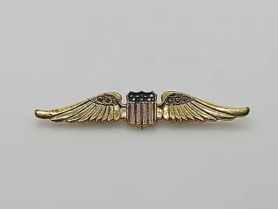 WWII Coro Sterling Craft Homefront Military Wings • $50