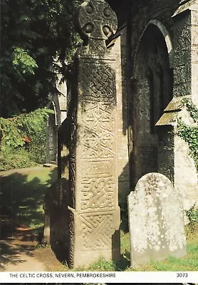 £0.50 • Buy #522 WALES Souvenir Postcard THE CELTIC CROSS, NEVERN, PEMBROKESHIRE 