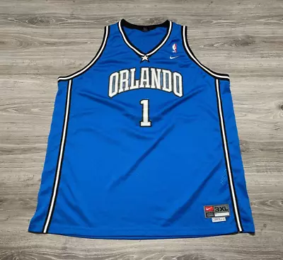 Tracy McGrady #1 Orlando Magic NBA Vintage Sewn Nike Swingman Jersey Men's 3XL • $59.99