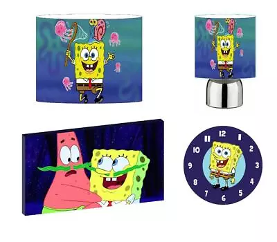 £12.97 • Buy SPONGEBOB B - Light Shade ,Touch Lamp, Wall Art, Wall Clock Or Bundle