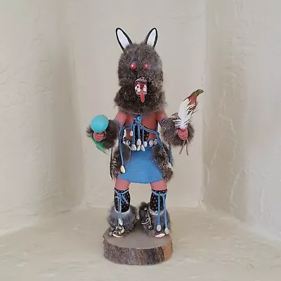 Vintage Collectible Irene McBrown Navajo Handmade Wolfman 15  Kachina Doll • $135