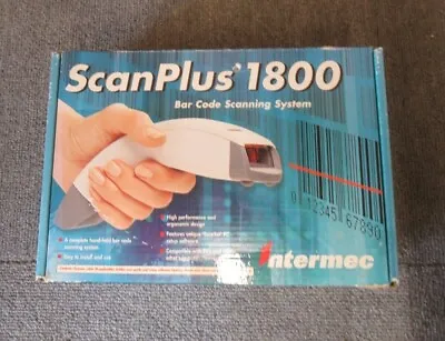 New Intermec ScanPlus 1800 0-360052-00 Hand-held Barcode Scanner System • £114