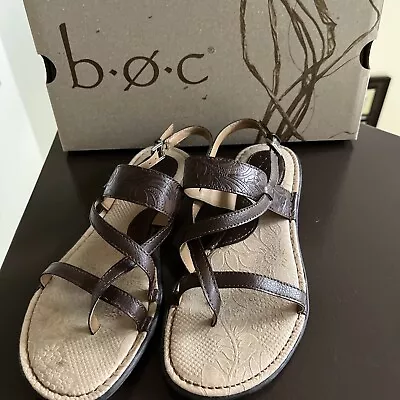 B.O.C. Born Concepts Brown Magdalena Sandals Size 8 • $17.99