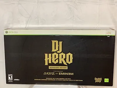 $515 • Buy NWB, DJ Hero Renegade Edition, Jay-Z & Eminem Complete Game Bundle, X-Box 360