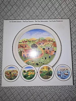 Villeroy & Boch Design Naif The Four Seasons No. 3 AUTUMN Wall Plate Rare  • $30