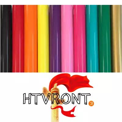 12 X5Ft Roll Adhesive Vinyl ForT-shirt 35 Colors Available Craft&Hobby Free Ship • $6.64