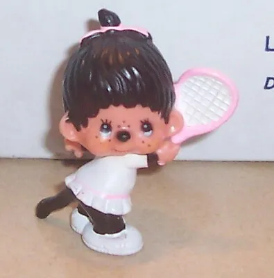 1979 Sekiguchi Monchhichi Monchichi Girl Playing Tennis PVC Figure Vintage • $14.72