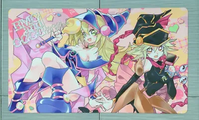 YuGiOh Playmat Dark Magician Girl & Gagaga Girl TCG CCG Trading Card Game Mat • $22.94