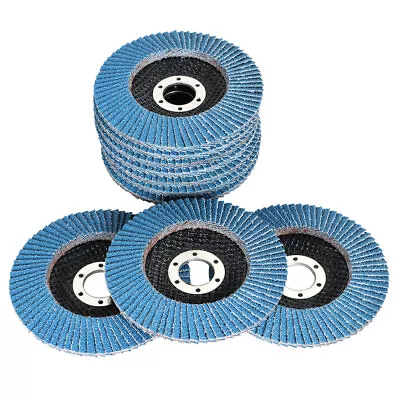 50 Pieces 4.5  X 7/8'' 80 Grit Premium Zirconia Flap Disc Sanding Grinding Discs • $32.83