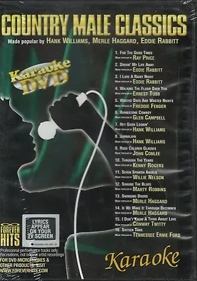 Country Male Classics Karaoke DVD 2005) DVD • $7.90