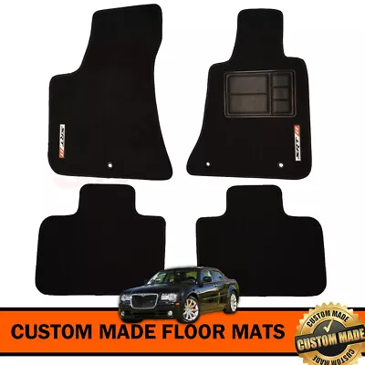 Chrysler 300c Srt8 Black Car Floor Mats Front+rear 10/2005-05/2012 (srt8 Logo) • $134.95