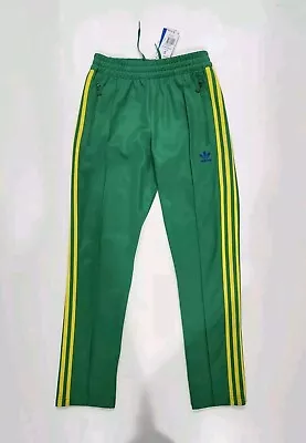 Adidas Orginals Beckenbauer Nations Green Yellow Track Pants HK7404 Men’s Size S • $49