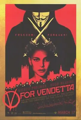 $10.98 • Buy V For Vendetta 11x17 Movie Poster (2006)