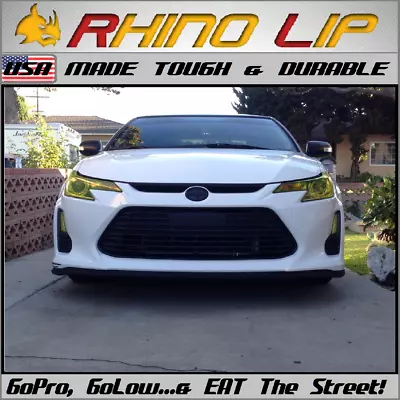 Scion XA XB  TC XD Universal Flexible Rubber Chin Lip Spoiler Splitter Trim ++On • $39