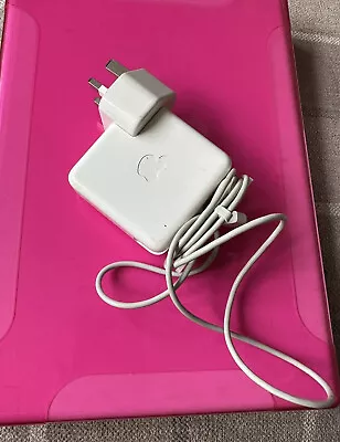 Apple Macbook Original White With Pink Case & Original Magsafe Charger • £38