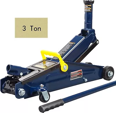 TCE 3 Ton Trolley Floor Jack Saddle SUV Extended Height Truck AT83006U • $92.99