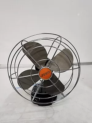 Vintage 1950s 10  Zero Electric Table Top Fan Professionally Restored • $129.99