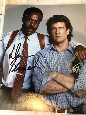 Personally Signed Mel Gibson & Danny Glover Lethal Weapon 8x10 Photo With A COA • $388.18