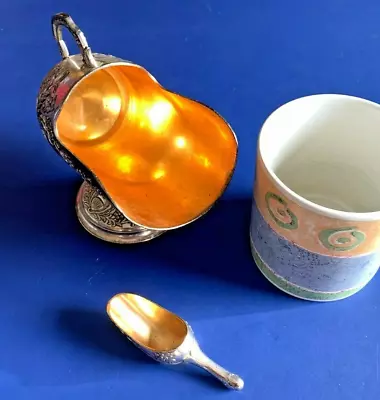 $25 • Buy Vintage FB Rogers Silver Co. Sugar Scoop With Scuttle Heavy 1 Lb. 6 Oz.  