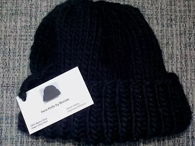 Rowan 100% Merino Wool  - Hand Knit Beanie/ Watch Cap / Hat  -  2 Sizes 2 Colors • $20.99