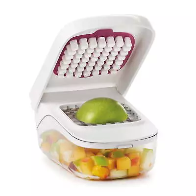 Stainless Steel Blade Vegetable Chopper With Easy Pour Opening • $21.24