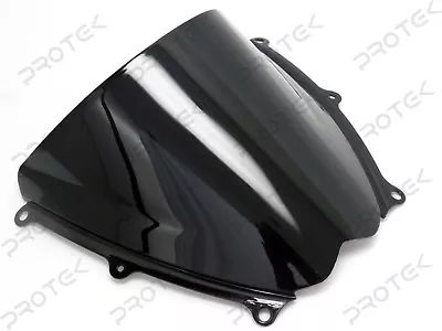 ABS Smoke Black Double Bubble Windscreen Windshield 2007-2008 Suzuki GSXR1000 • $21.95