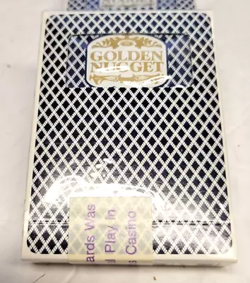 1 Deck Golden Nugget Hotel Casino Las Vegas Atlantic City Playing Cards Sealed-u • $14.99