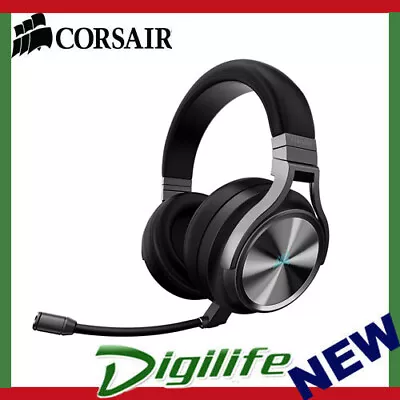 $329 • Buy Corsair Virtuoso Wireless RGB SE Gunmetal 7.1 Headset High Fidelity Gaming Head