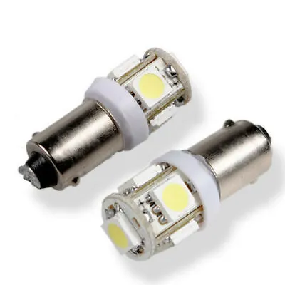 2 Cool White LED Ba9s 47830 Interior Map Dome Vanity Mirror Light Bulbs • $4.78