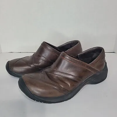 Merrell Encore Eclipse 2 Slip On Shoes Womens Size 7.5 Brown Leather J46730 • $16