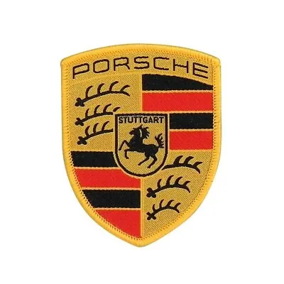 Porsche Crest Sew-on Badge - Embroidery Patch  { Pack Of 2 } • $14