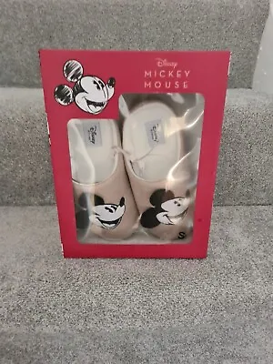 £14 • Buy Disney Mickey Mouse Slippers Size Small 3-4 
