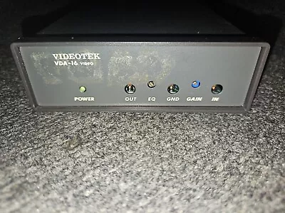 Vintage Videotek Video Distribution Amplifier - VDA-16 • $25