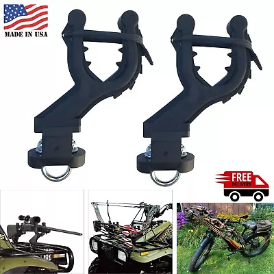 UTV ATV Rifle Gun Bow Rack Single Grip Mount Tool Pole Shovels Rod Holder Bike • $29.72