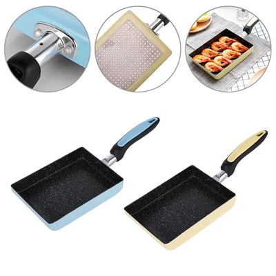 £12.92 • Buy Non-stick Square Rectangular Grill Frying Pan For Tamagoyaki Egg Roll Omelette