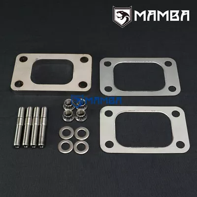 10mm SS304 T3 Turbo Flange Spacer Stud Kit For Nissan RB20DET RB25DET (M10x1.5) • $125.24