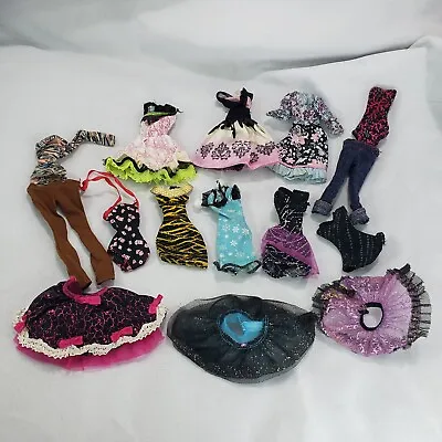 Monster High Doll Clothing Lot Skirts Dresses Pants Tops Bodysuits 15 Piece • $57.74