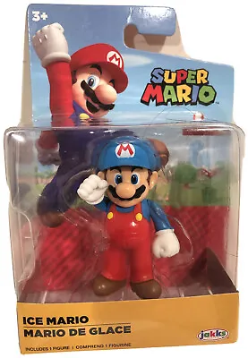 Super Mario Ice Mario Figure 2.5  Nintendo Jakks Quick Ship Cake Topper • $8.99