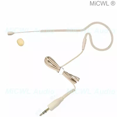 Skin Color Headset Microphone 1/8  3.5mm Male Jack Stereo • $15.87