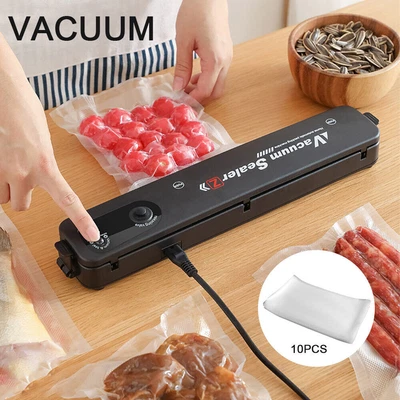 $14.89 • Buy Vacuum Sealer Machine Food Preservation Storage Saver Automatic 10pc Seal Bags