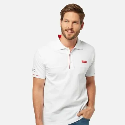 £28 • Buy Genuine Audi Sport Men's Polo Shirt Size Small....Fits Chest Size 36 - 38 Inches